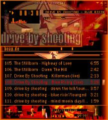 kleine Vorschau der Drive By Shooting-Winampskin